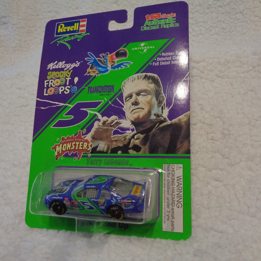 Terry LaBonte #5 Kellogg's Spooky Fruit Loops Revell 1/64 Car Frankenstein